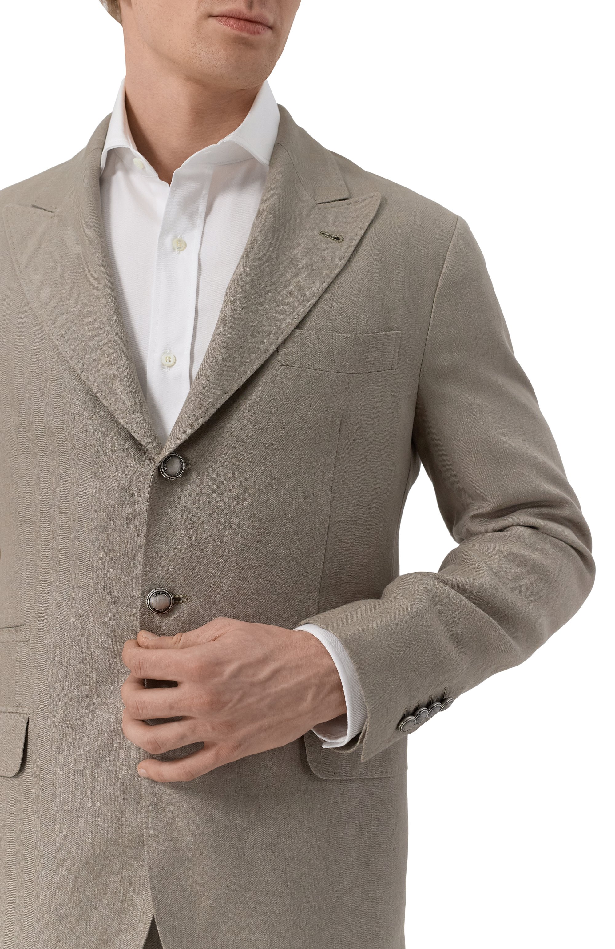 Льняной костюм BRUNELLO CUCINELLI, арт. MP442LDFRD, фото 8