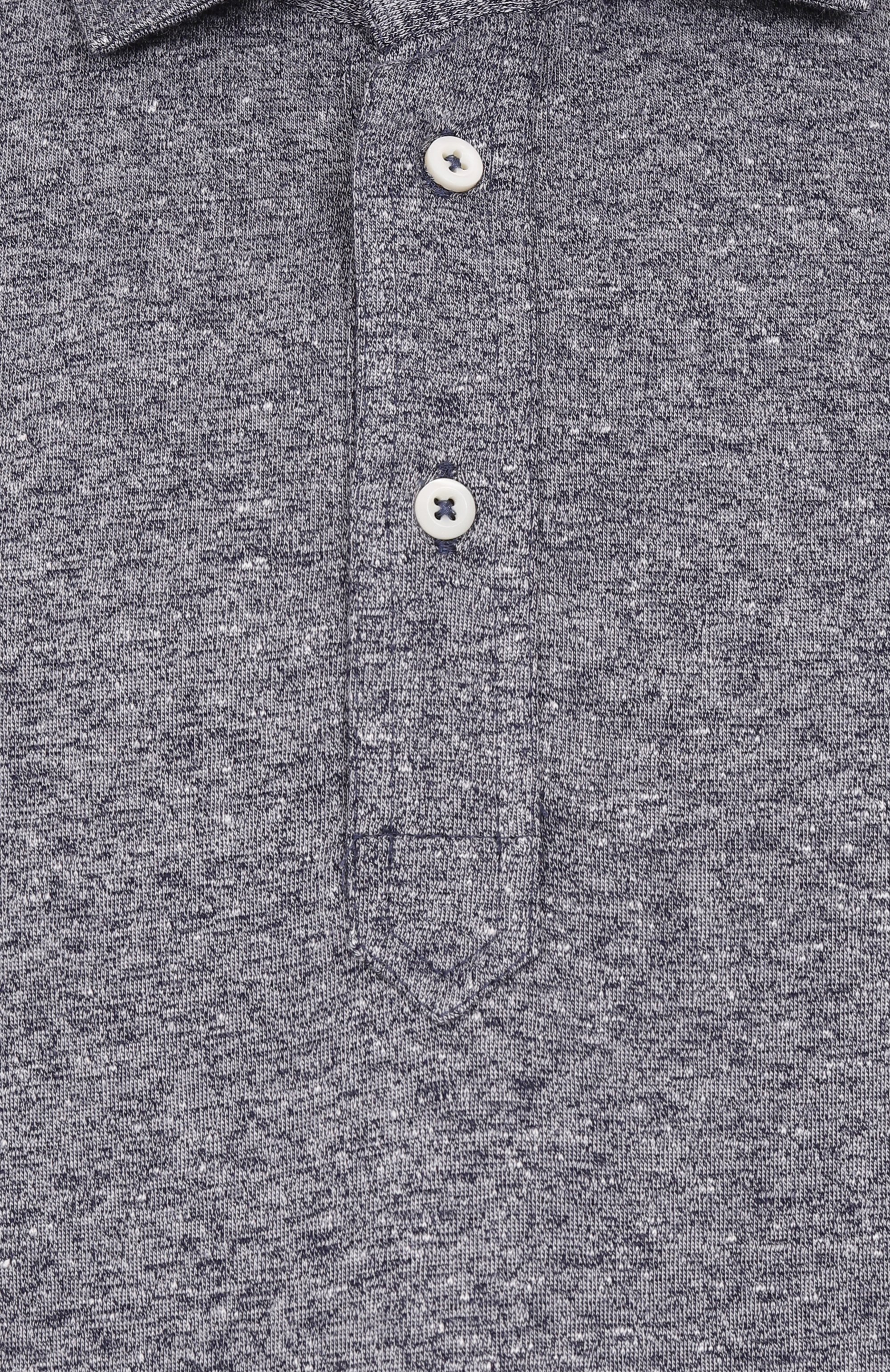 Поло изо льна и хлопка BRUNELLO CUCINELLI, арт. MW8353966W, фото 6