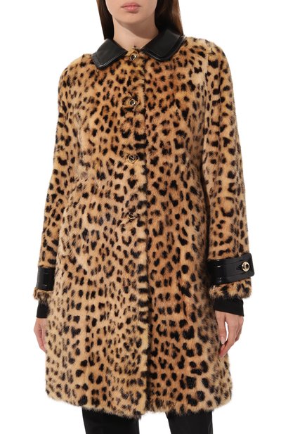 Шуба из норки PRADA леопардового цвета по цене 2900000 руб., арт. 166462-1GCD-F0018, фото 3 Шуба из норки PRADA, арт. 166462-1GCD-F0018, фото 3