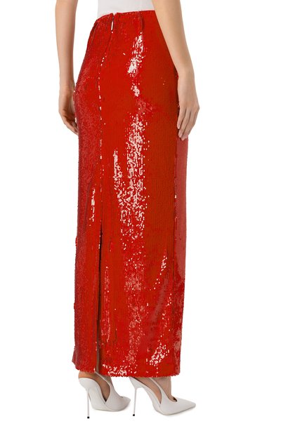 Юбка с отделкой пайетками MSGM, арт. 3842MDD12/257309, фото 4