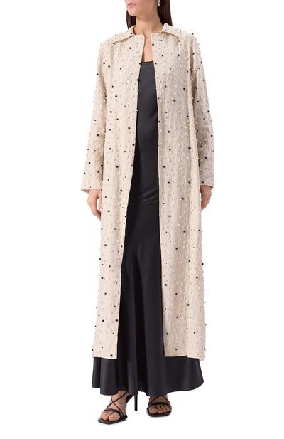 Льняной плащ ALBUS LUMEN, арт. AL.RT25.001.PEARLC0AT, фото 3