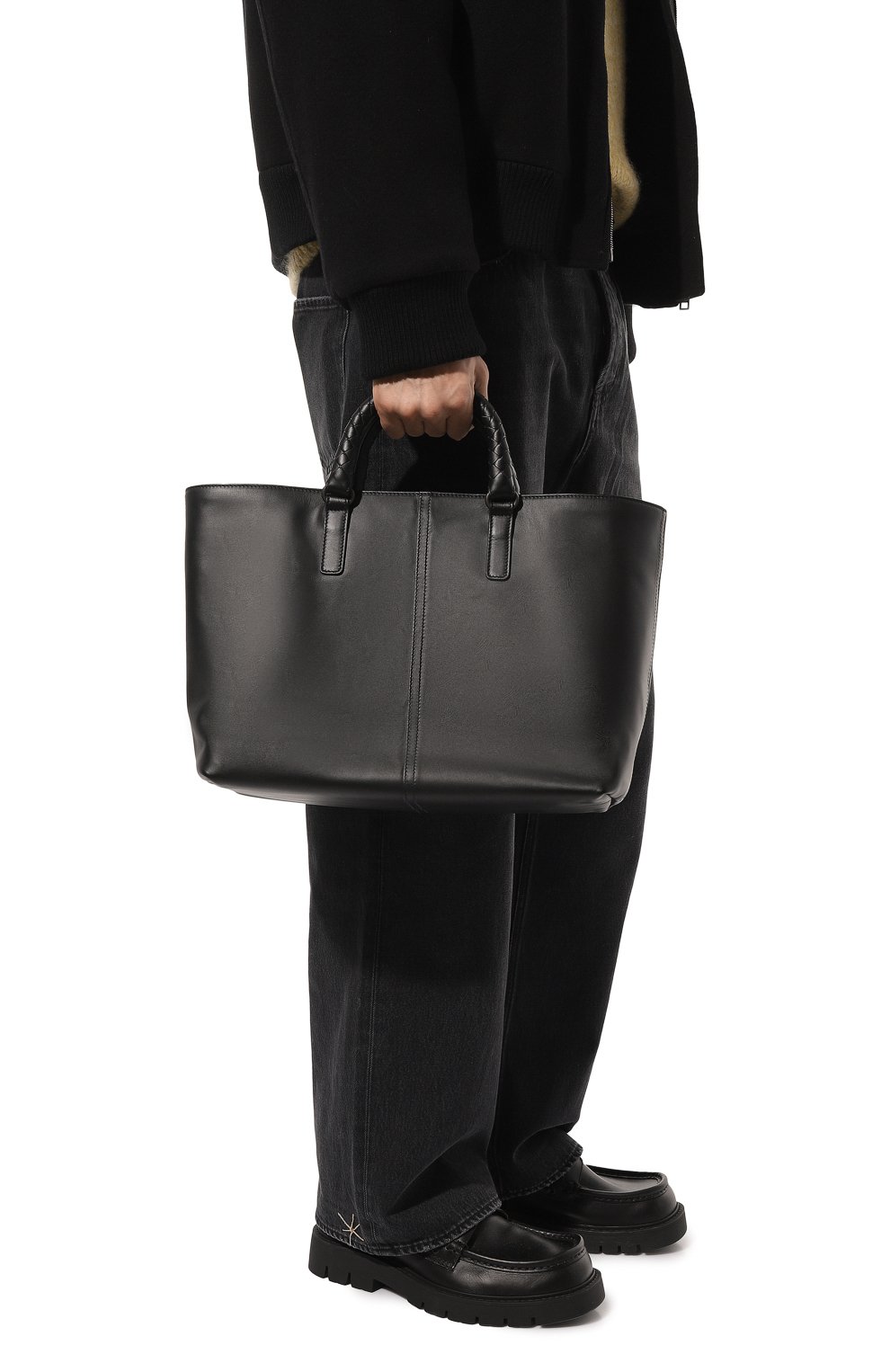 Кожаная сумка-тоут BOTTEGA VENETA, арт. 522899/V4640, фото 2