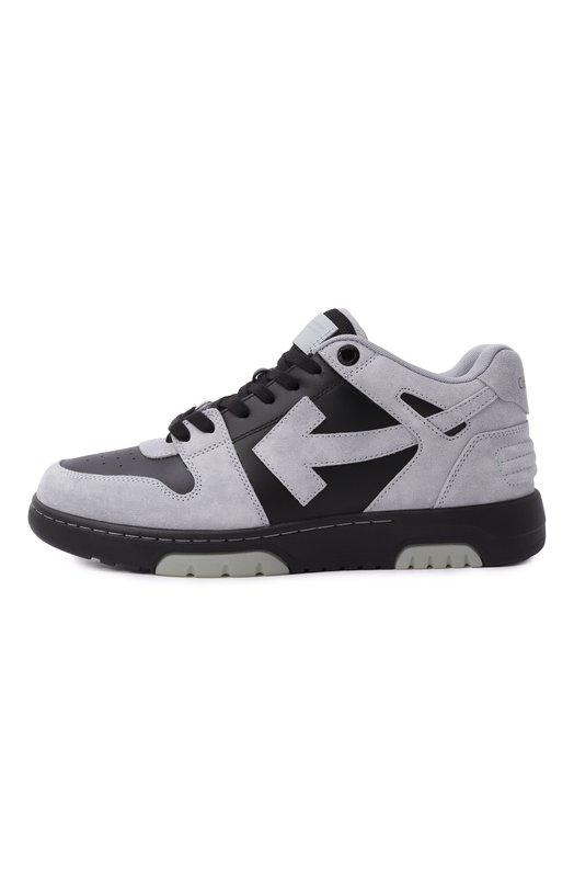Замшевые кеды Out of Office Off-White 0MIA189S25LEA007 Серый  0MIA189S25LEA007 Фото 4