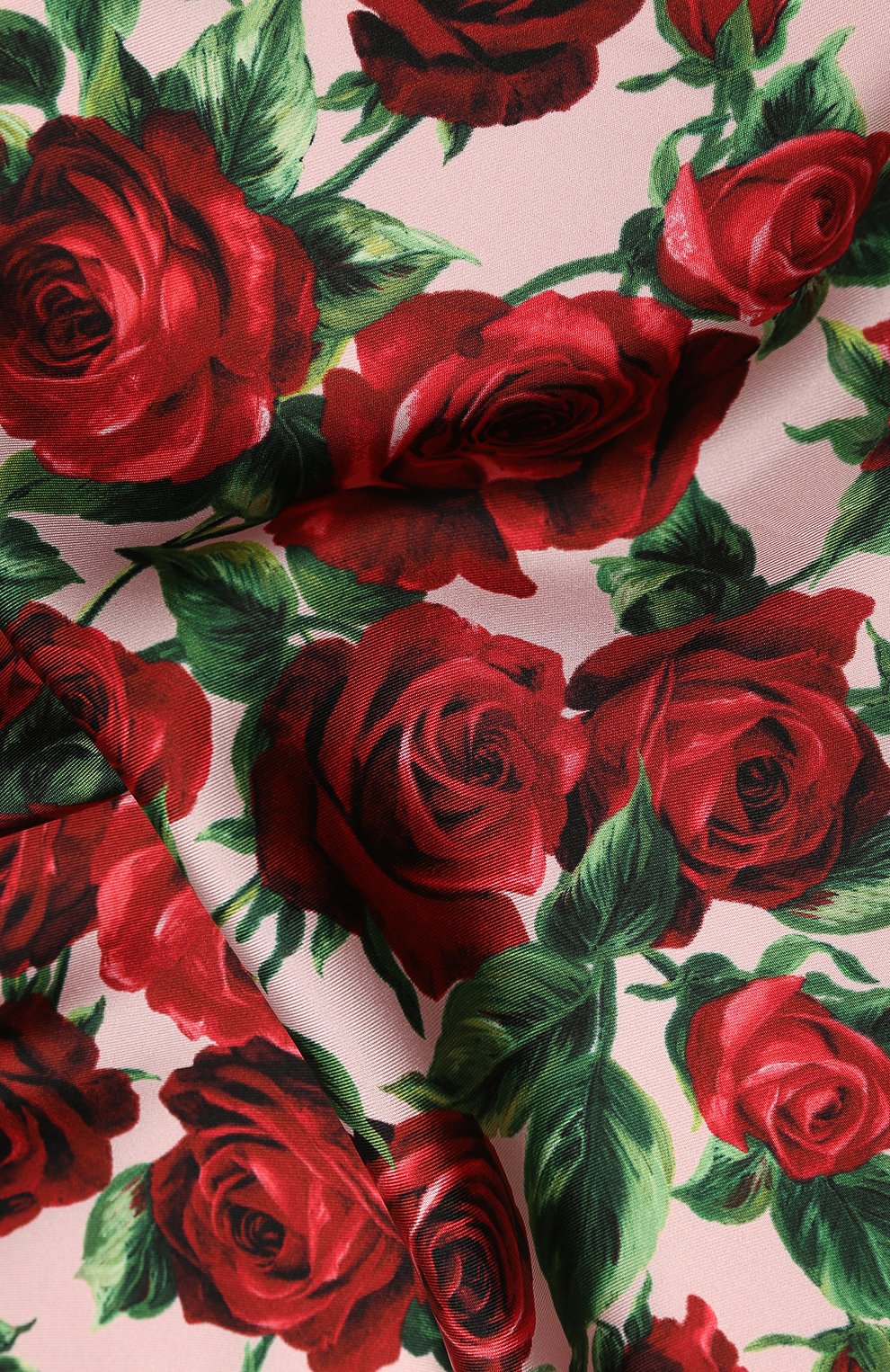 Шелковый платок DOLCE & GABBANA розового цвета по цене 18800 руб., арт. FN093R/GDL51, фото 2 Шелковый платок DOLCE & GABBANA, арт. FN093R/GDL51, фото 2