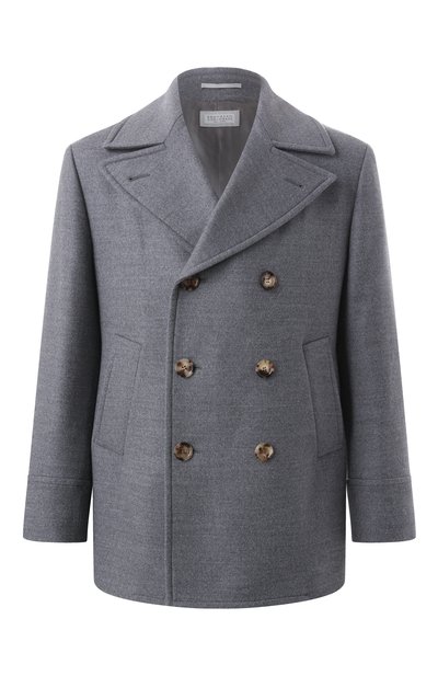 Мужской шерстяной бушлат BRUNELLO CUCINELLI, арт. MY4417026