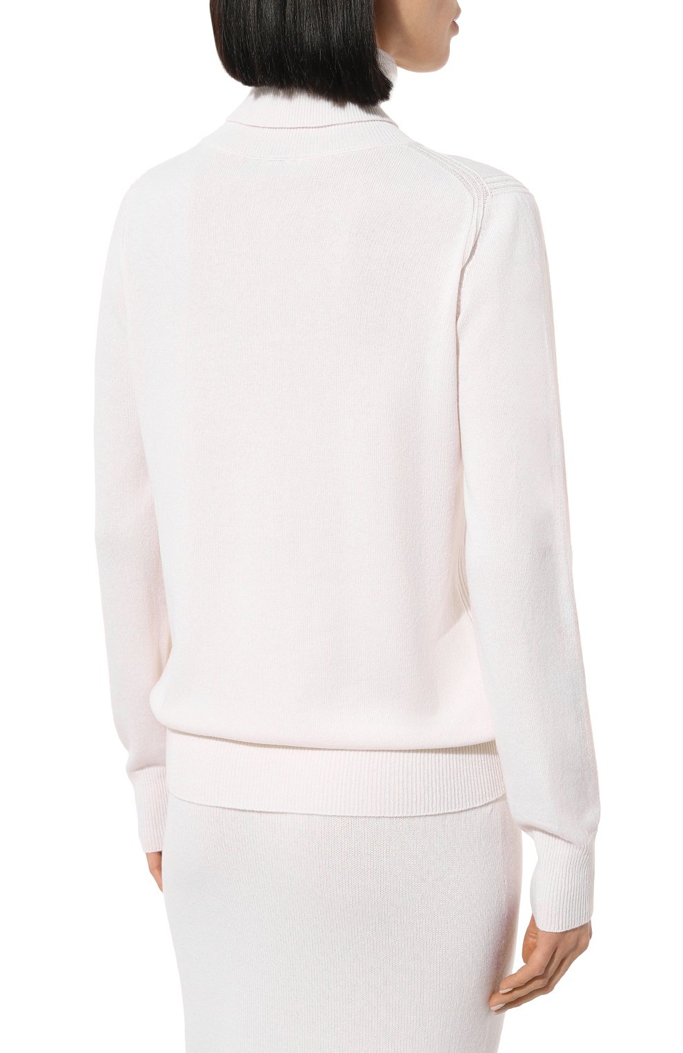 Кашемировая водолазка KITON молочного цвета по цене 107000 руб., арт. D5870320153, фото 4 Кашемировая водолазка KITON, арт. D5870320153, фото 4