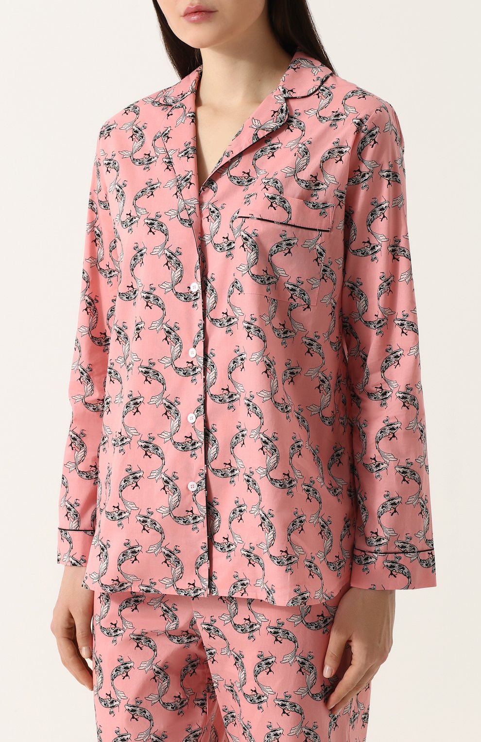 Хлопковая пижама с принтом YOLKE, арт. SS18-02C-FF-R0, фото 2