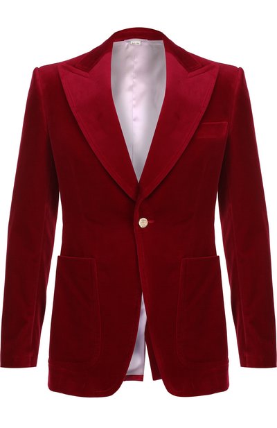 Однобортный вечерний пиджак с остроконечными лацканами GUCCI, арт. 508549/Z409H, фото 1