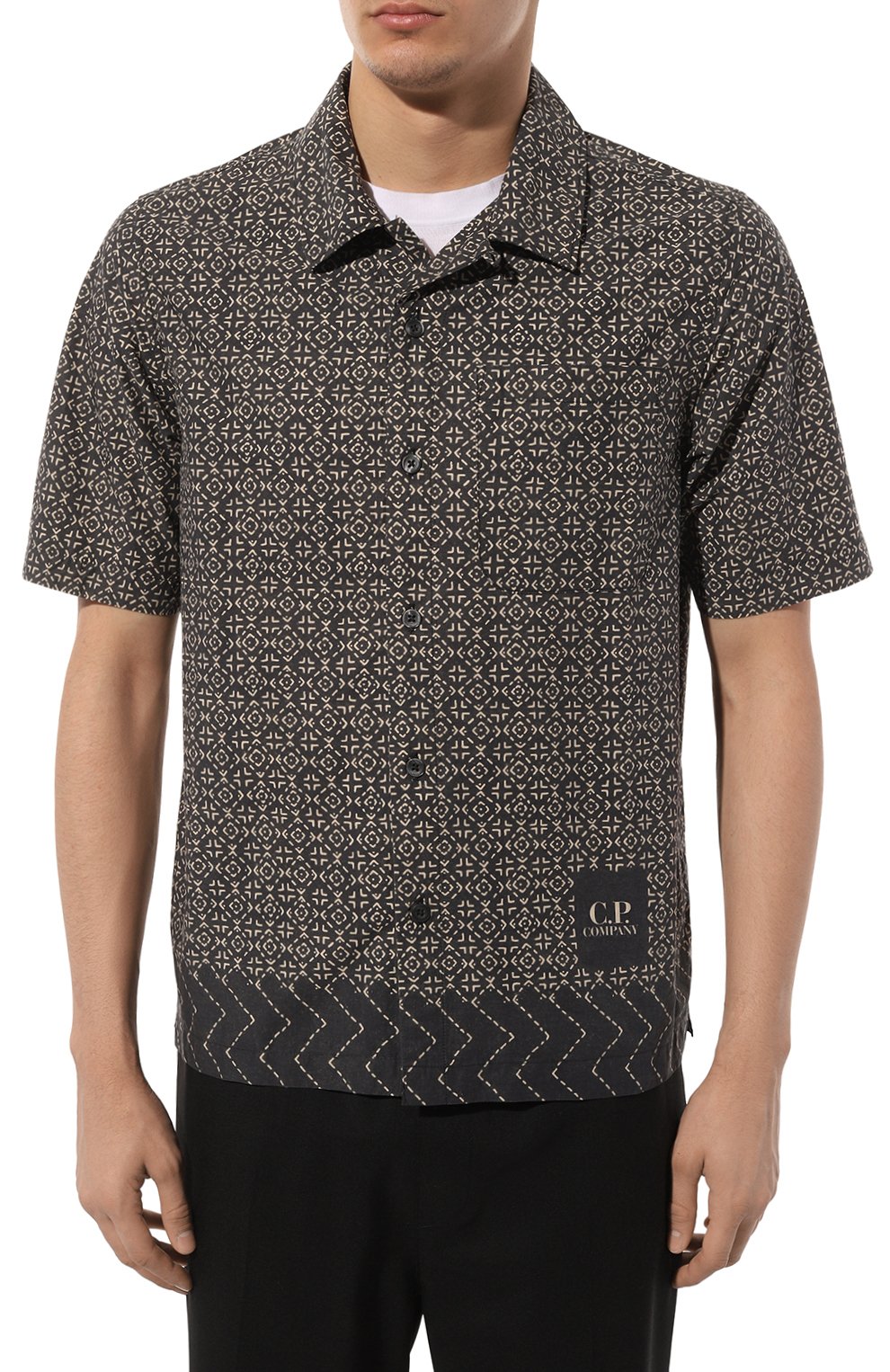 Хлопковая рубашка C.P. COMPANY, арт. 16CMSH280A110098P, фото 3