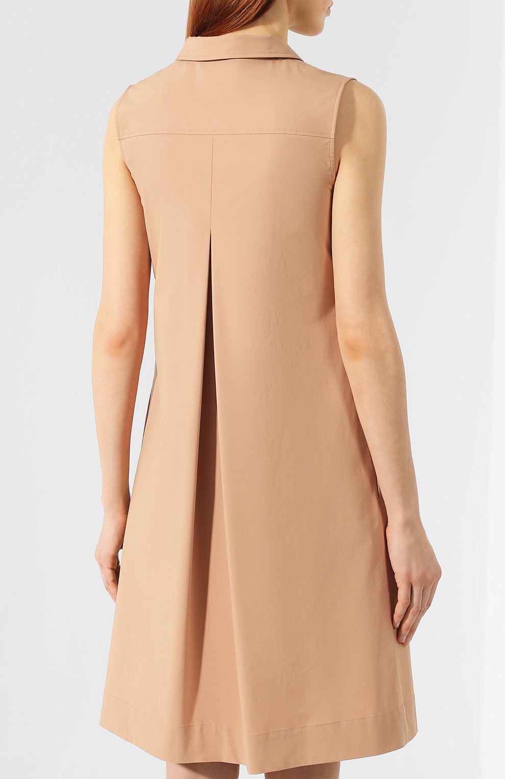 Хлопковое платье JIL SANDER NAVY, арт. JNWM5016A/JM2535A, фото 4