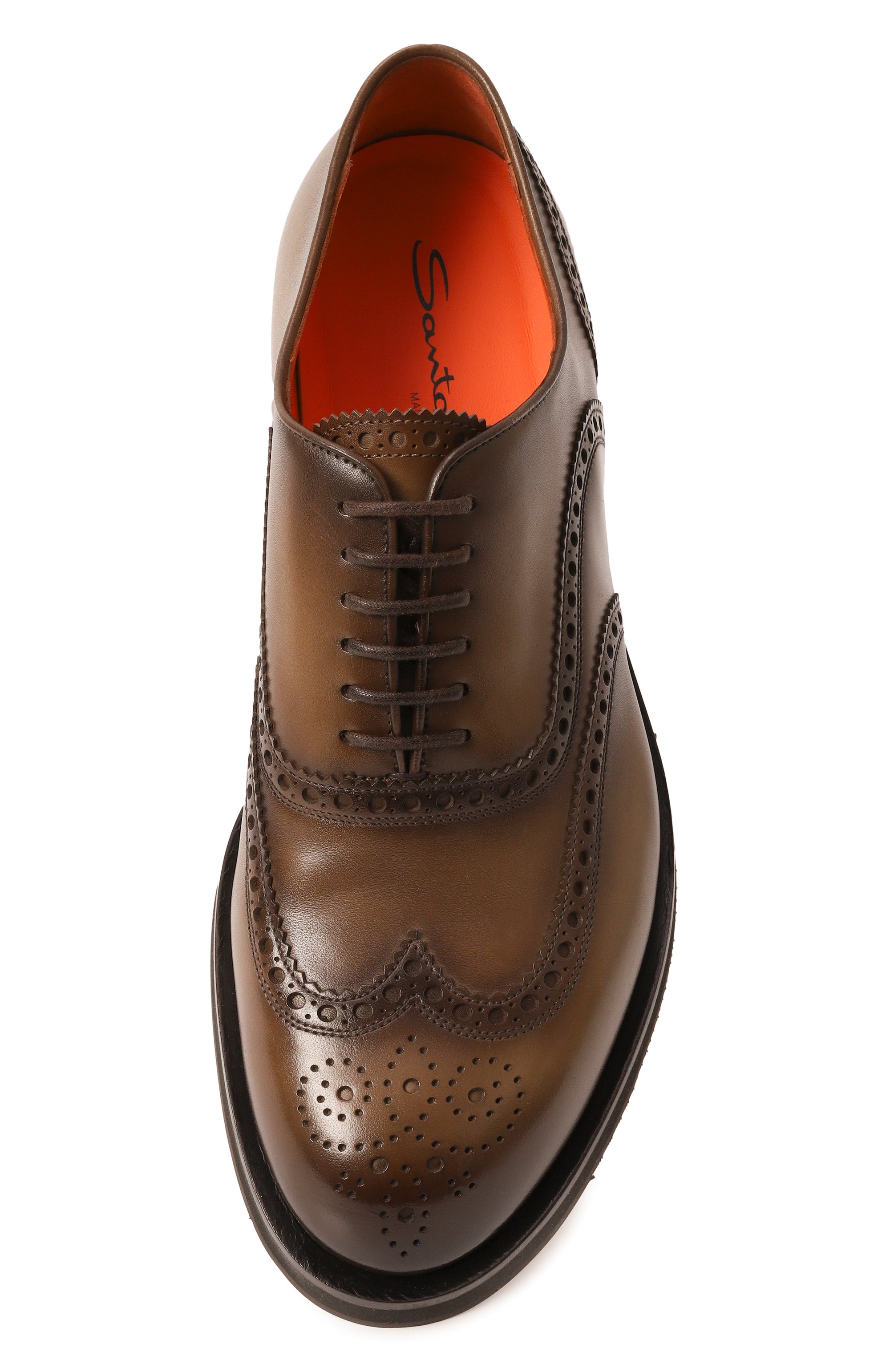 Кожаные оксфорды conor SANTONI, арт. MCCG18536JW2BNTG, фото 6