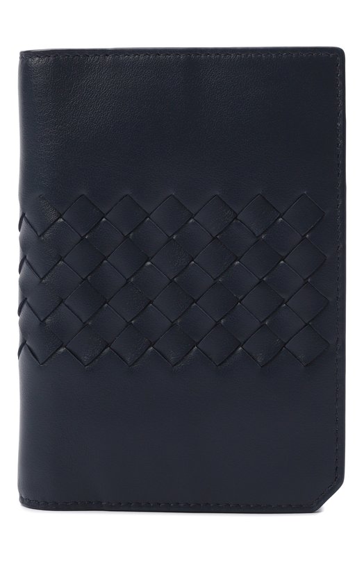 Кожаная обложка для паспорта Bottega Veneta 817398/V2BEA Синий 817398/V2BEA