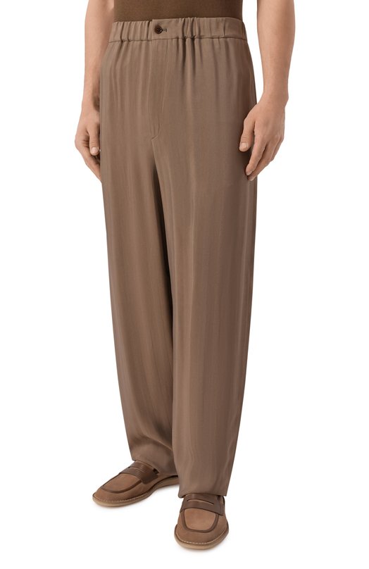 Костюм из вискозы Giorgio Armani GM003532/TE20821 Коричневый  GM003532/TE20821 Фото 4