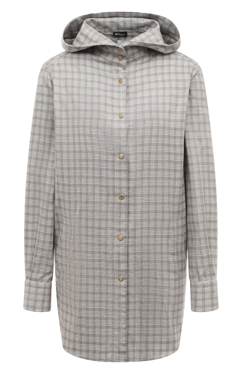 Рубашка из хлопка и лиоце�лла KITON, арт. D54435H0903304, фото 1