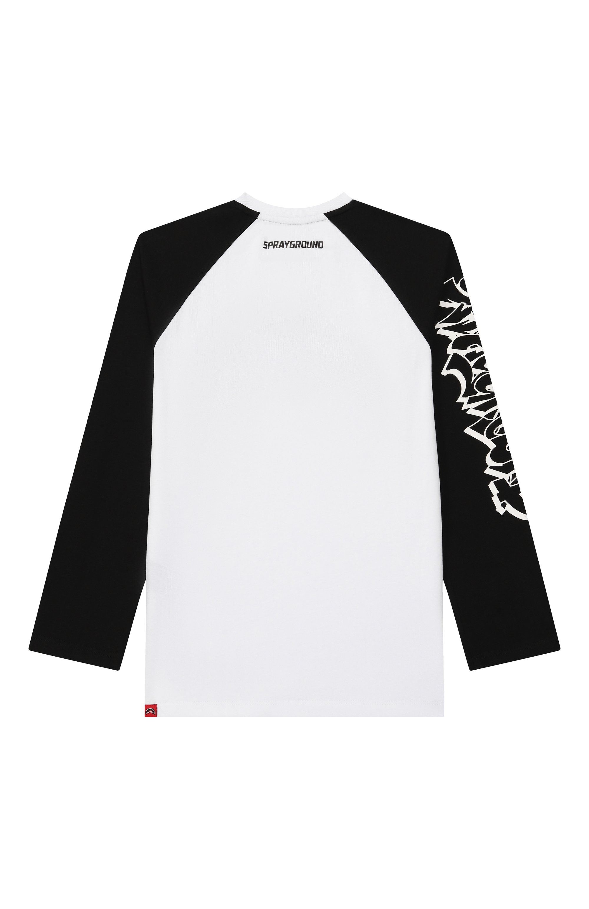 Хлопковый лонгслив SPRAYGROUND белого цвета по цене 10750 руб., арт. SPY1325, фото 2 Хлопковый лонгслив SPRAYGROUND, арт. SPY1325, фото 2