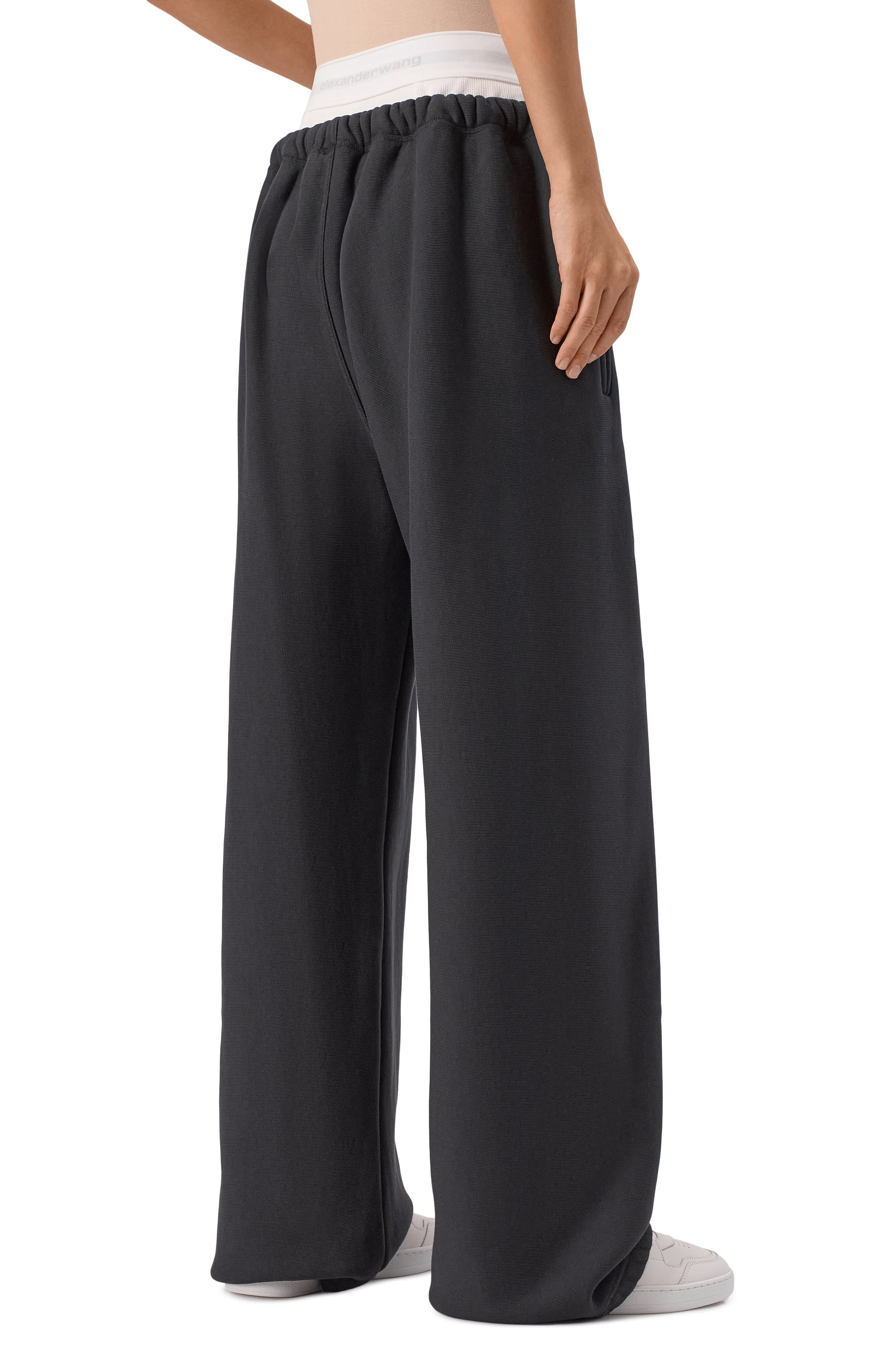 Хлопковые брюки ALEXANDERWANG.T, арт. 4CC1244349, фото 4