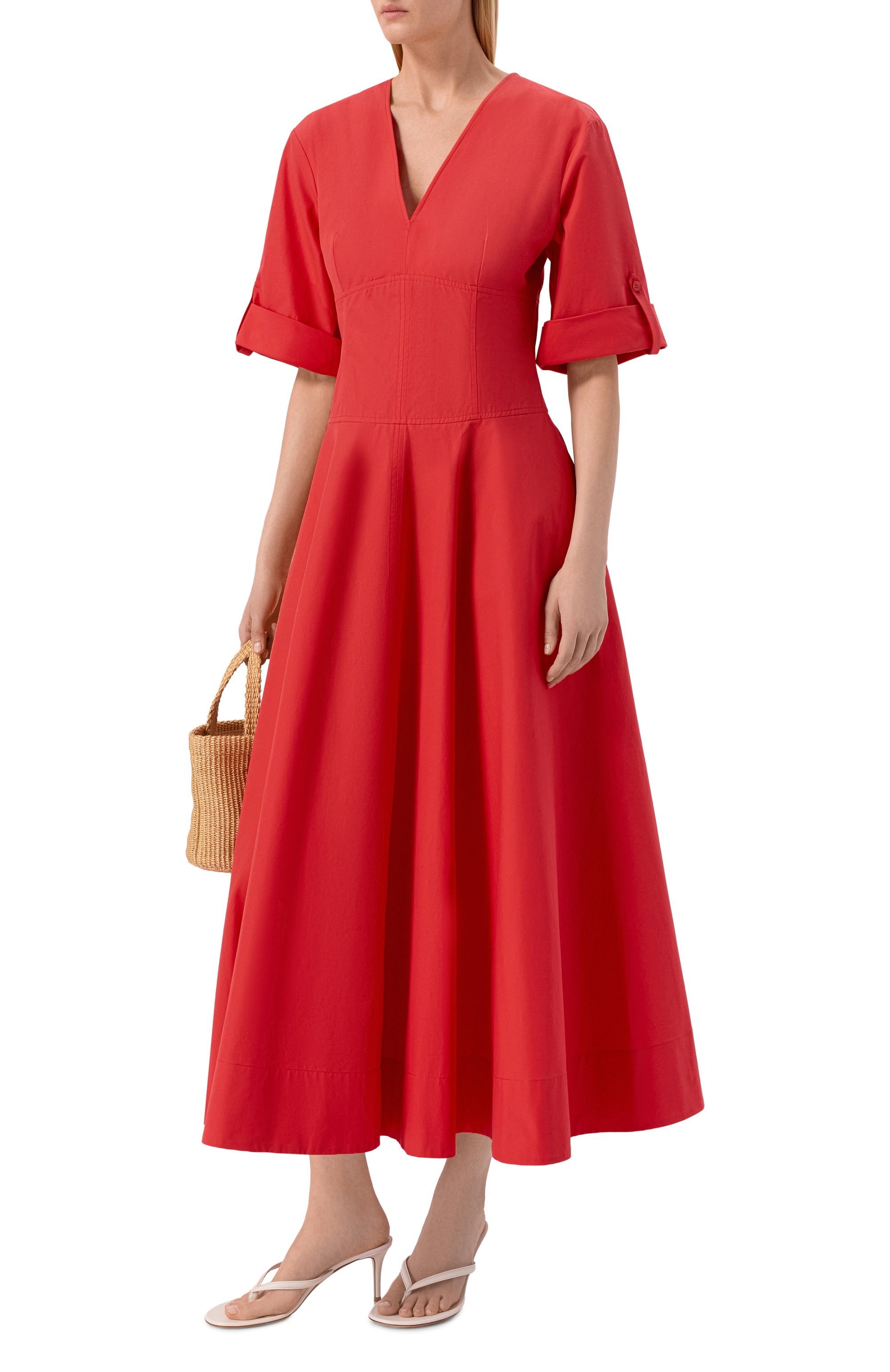 Хлопковое платье 12 STOREEZ, арт. 137346, фото 2