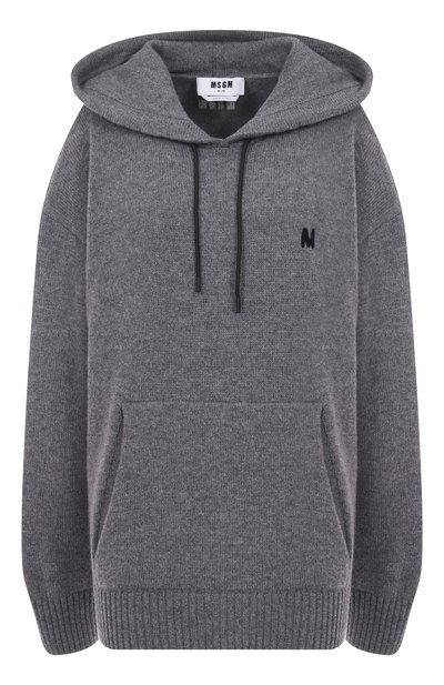 Женский худи из шерсти и кашемира MSGM, арт. 3940MM205/257596