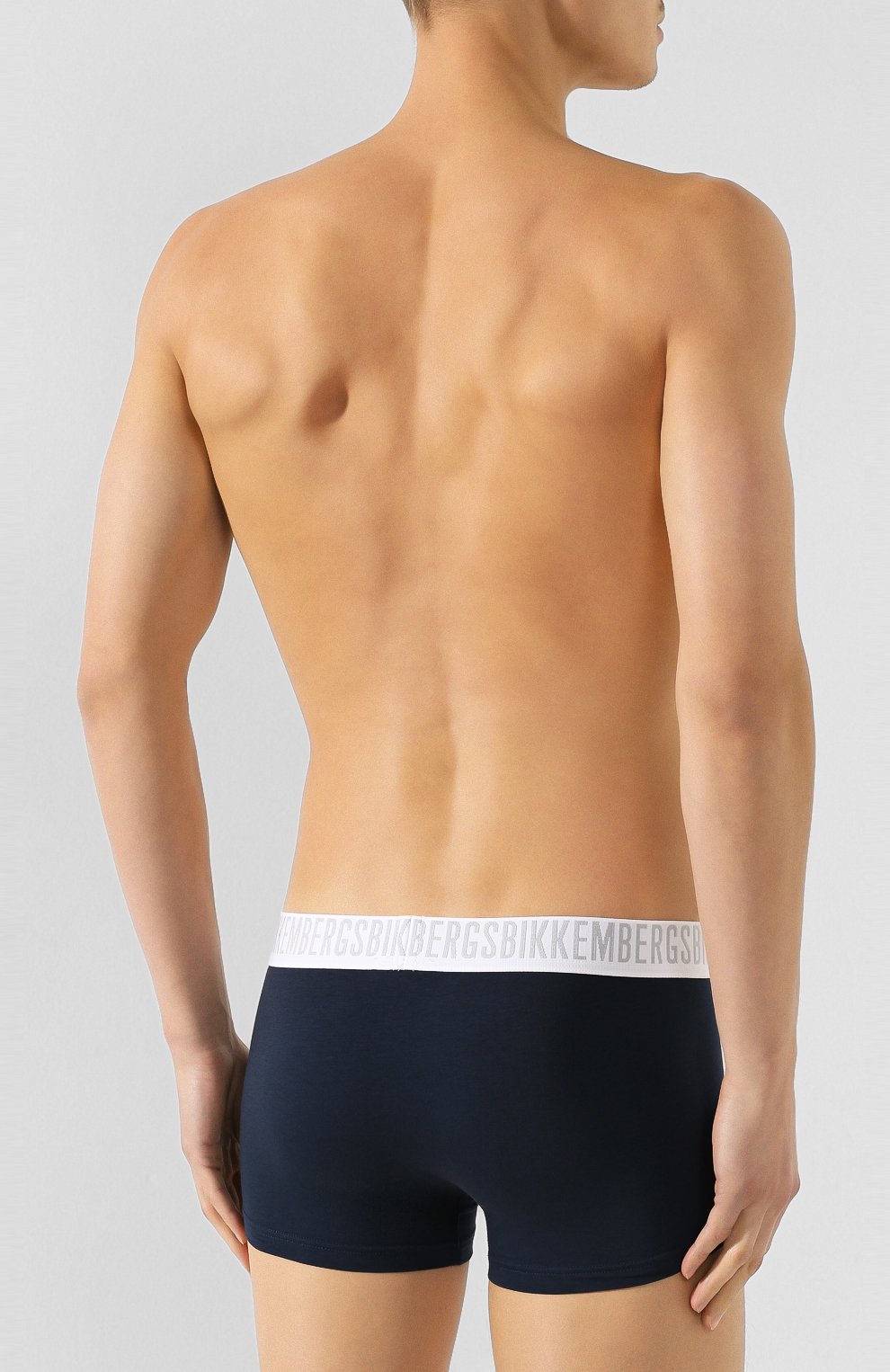 Хлопковые боксеры DIRK BIKKEMBERGS темно-синего цвета по цене 5595 руб., арт. VBKT04084, фото 3 Хлопковые боксеры DIRK BIKKEMBERGS, арт. VBKT04084, фото 3