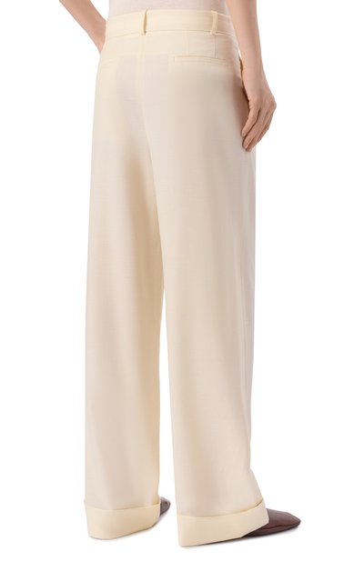 Брюки из шерсти и шелка LOULOU DE SAISON, арт. DAVY, фото 4