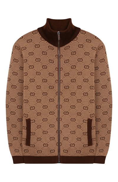 Кардиган из шерсти и хлопка GUCCI, арт. 574590/XKASZ, фото 1