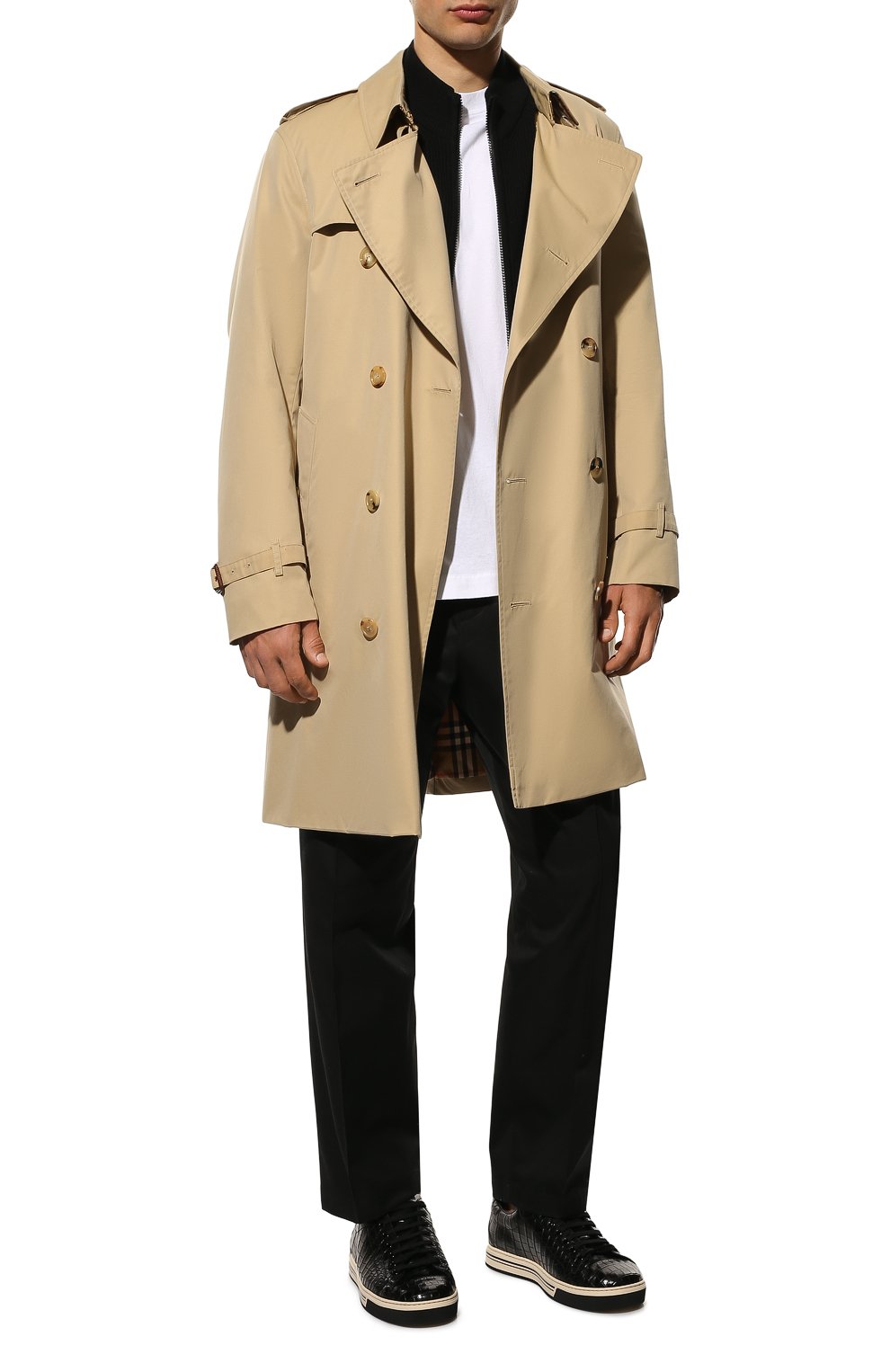 Кеды из кожи крокодила roma DOLCE & GABBANA, арт. CS1583/A2Q18/CNIL, фото 2