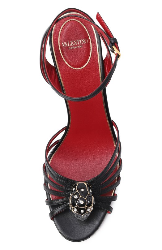 Кожаные босоножки Pas De Chat 85 Valentino 8W2S0PB2/LIR Чёрный  8W2S0PB2/LIR Фото 6