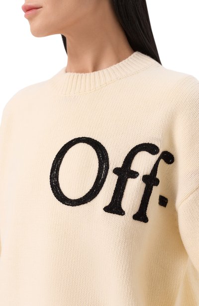 Шерстяной свитер OFF-WHITE, а рт. 2FE00533T, фото 5