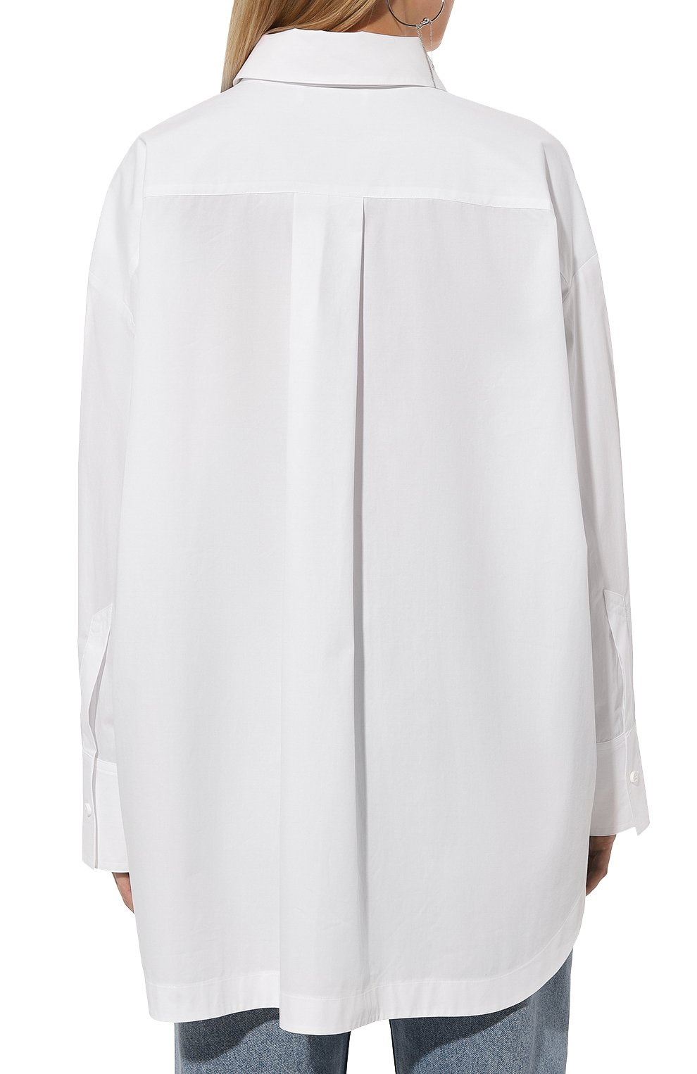 Хлопковая рубашка THE ATTICO, арт. 250WCH00004/CCC052AA, фото 4