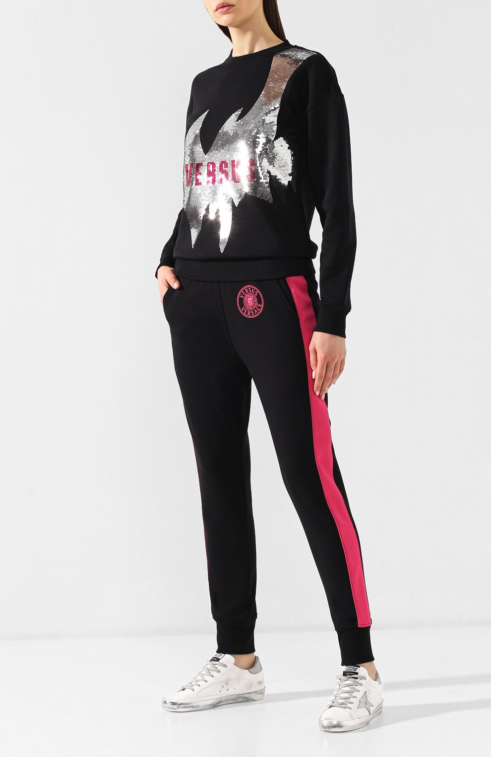 Хлопковые джоггеры VERSUS VERSACE, арт. BD40564/BJ10390, фото 2