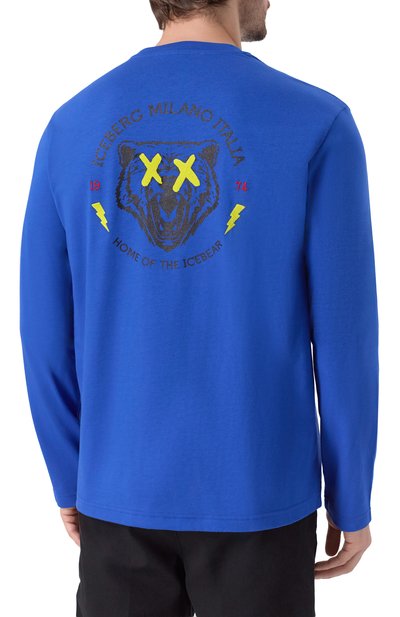 Хлопковый лонгслив ICEBERG, арт. F04A/6306, фото 4