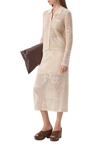 Юбка изо льна и хлопка ZADIG AND VOLTAIRE, арт. KWSK01027, фото 2