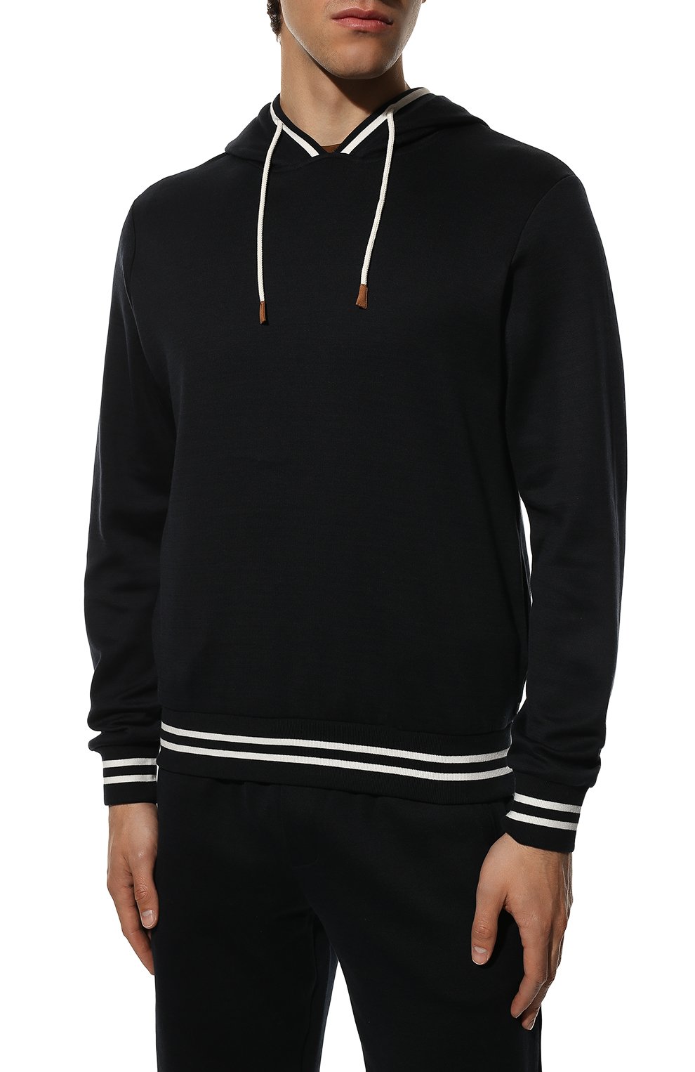 Хлопковое худи ELEVENTY PLATINUM, арт. E75FELE17 TES0E204, фото 3