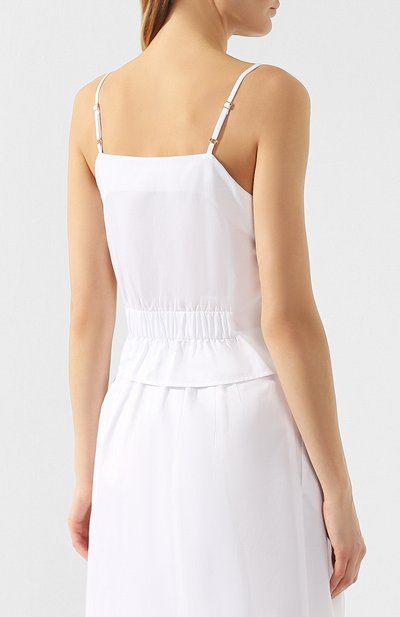 Топ с бантом TEREKHOV GIRL белого цвета по цене 11800 руб., арт. 2TP010/3260.100/S19, фото 4 Топ с бантом TEREKHOV GIRL, арт. 2TP010/3260.100/S19, фото 4