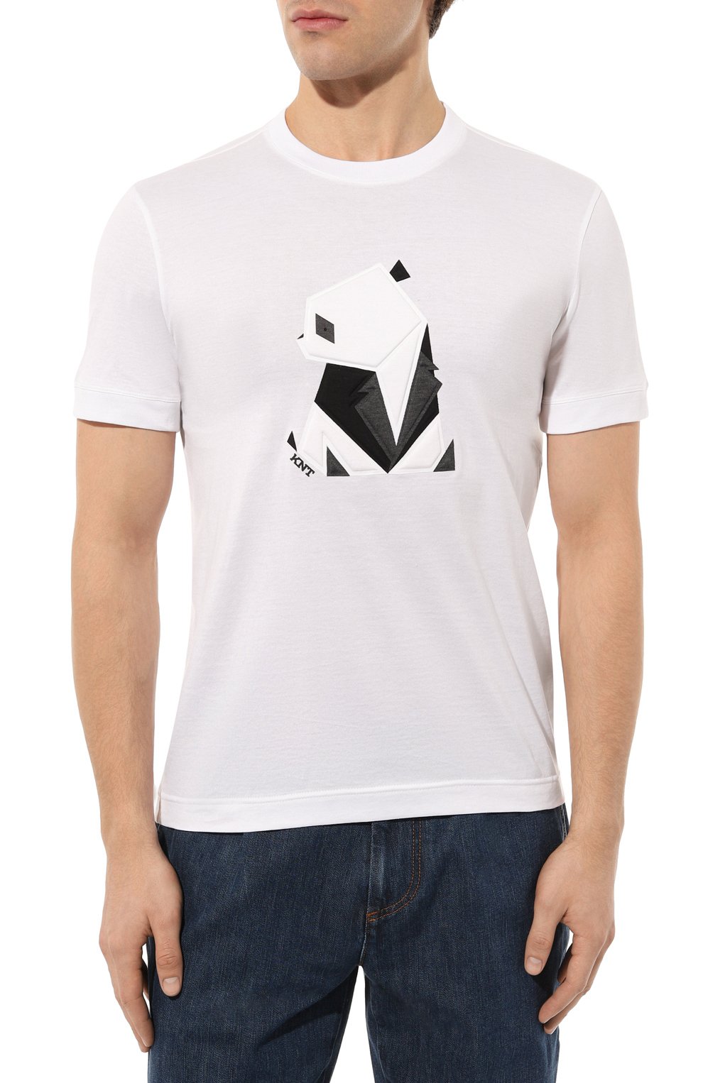 Хлопковая футболка KITON, арт. UMM0404, фото 3