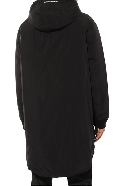 Двусторонний пуховик EMPORIO ARMANI черного цвета по цене 74250 руб., арт. 6R1L95/1NHMZ, фото 4 Двусторонний пуховик EMPORIO ARMANI, арт. 6R1L95/1NHMZ, фото 4