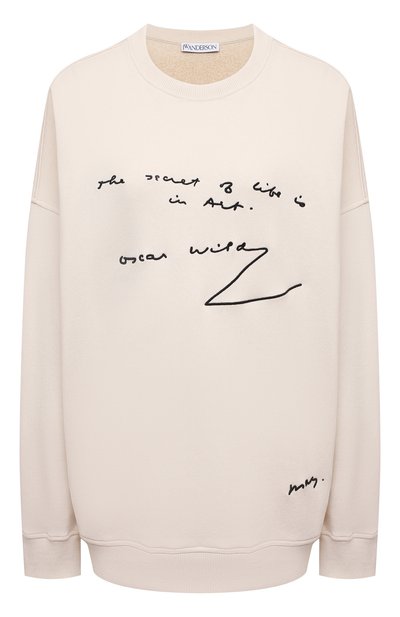 Женский хлопковый свитшот JW ANDERSON, арт. JW0002 PG0314