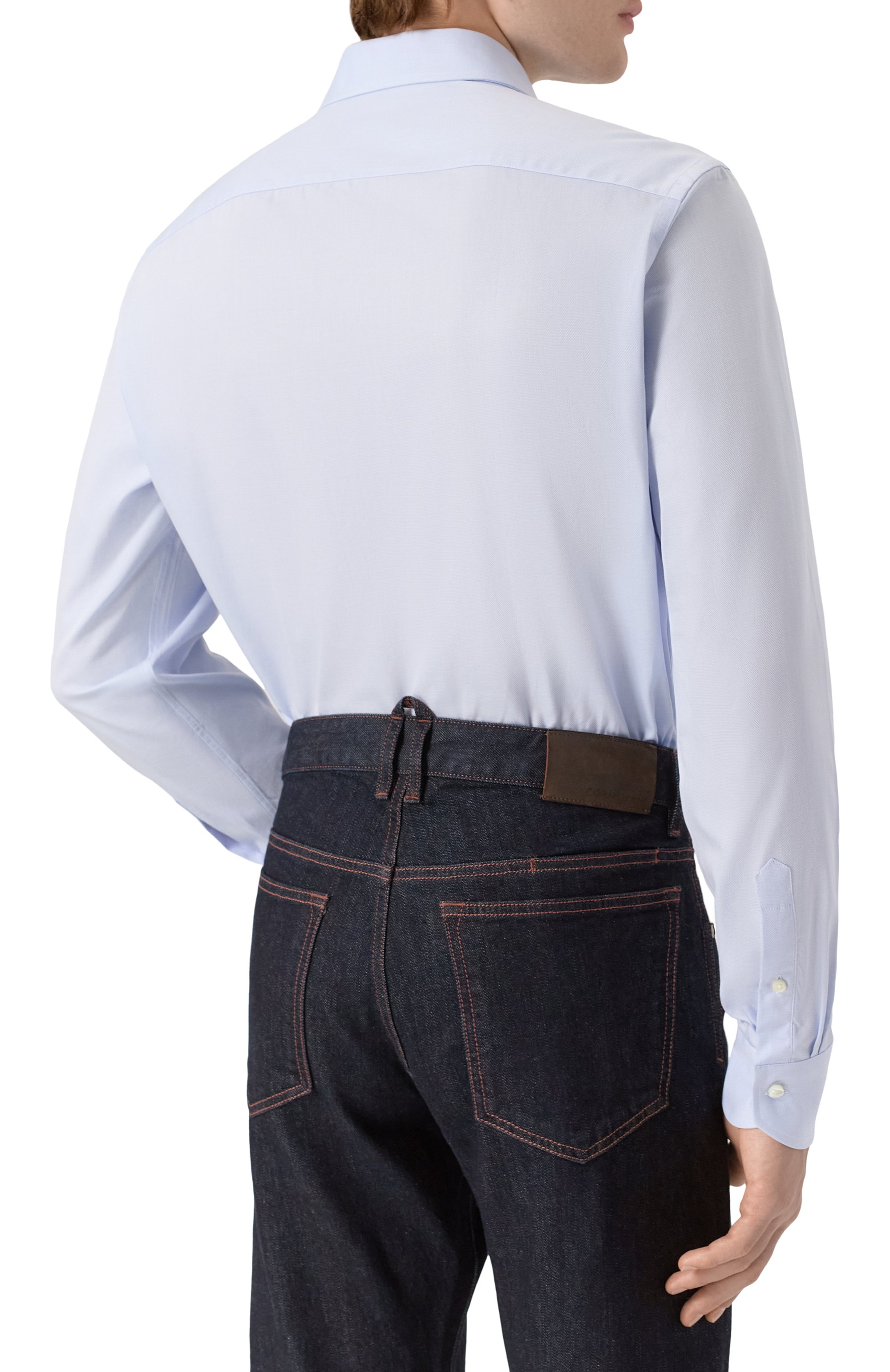 Хлопковая сорочка CANALI, арт. NCL7018/GR03301, фото 4