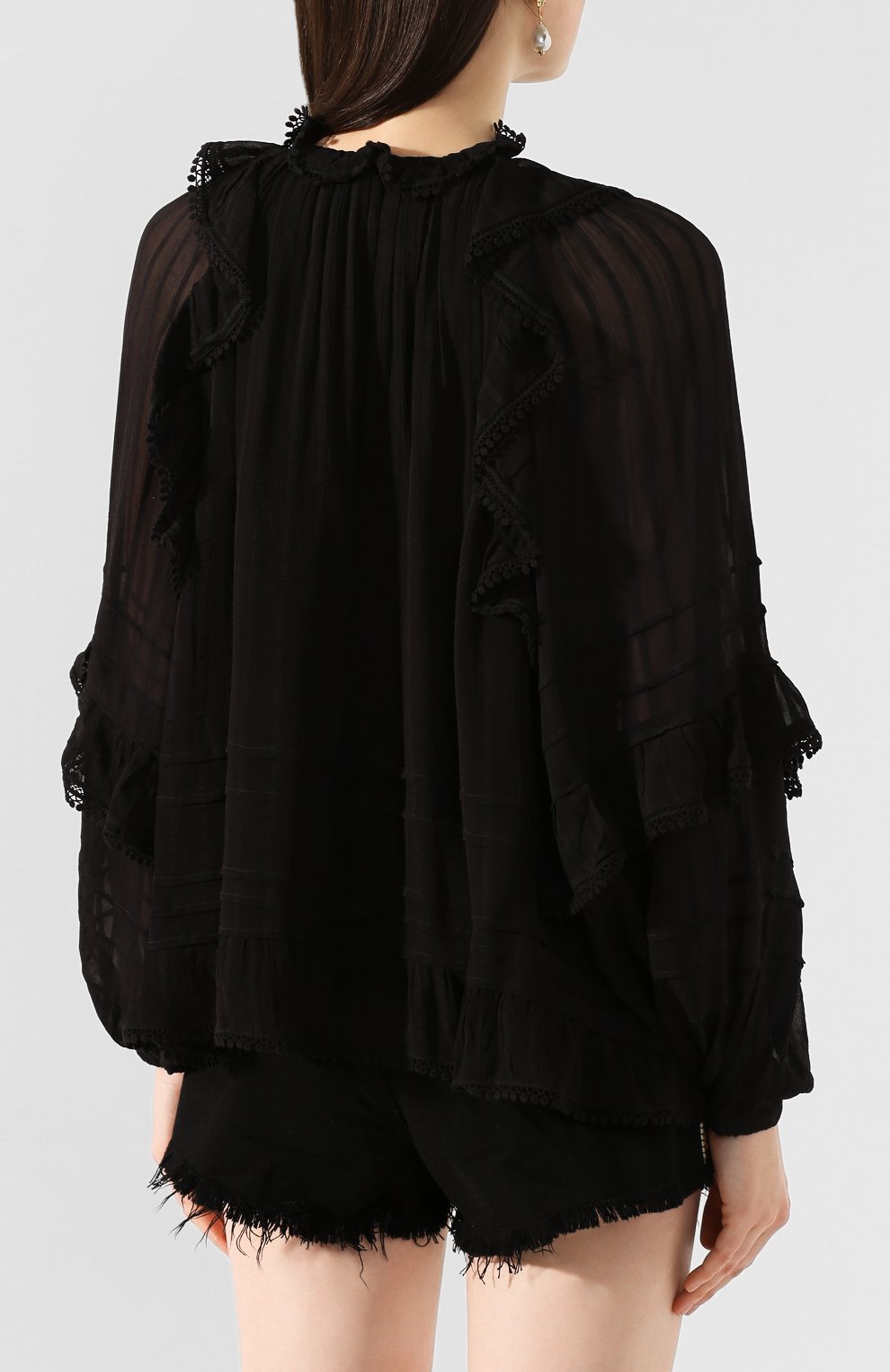 Блузка из вискозы ISABEL MARANT ETOILE, арт. HT1598-20P031E/JAYDEN, фото 4