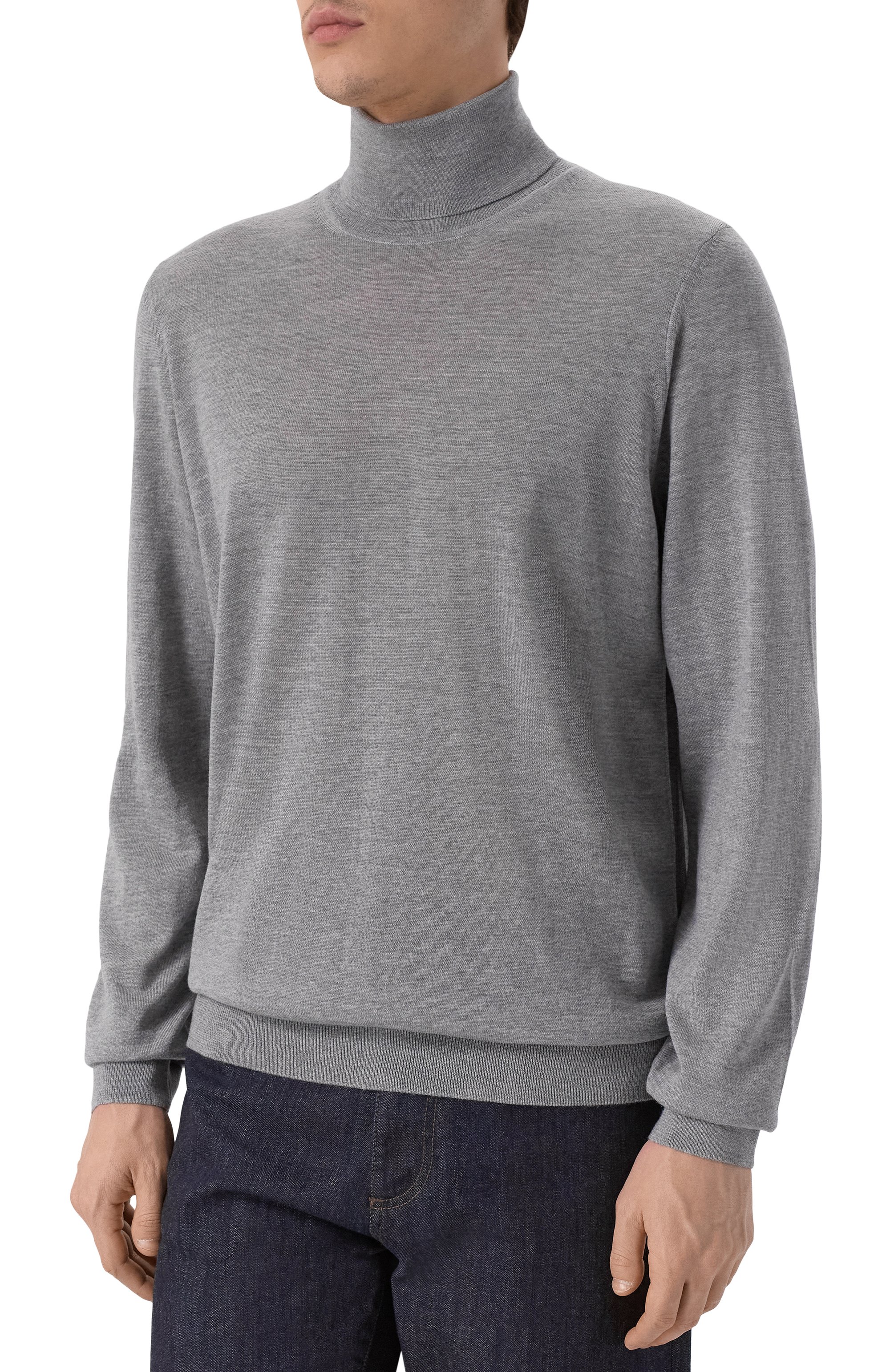 Шерстяная водолазка BOSS, арт. 50468262, фото 3