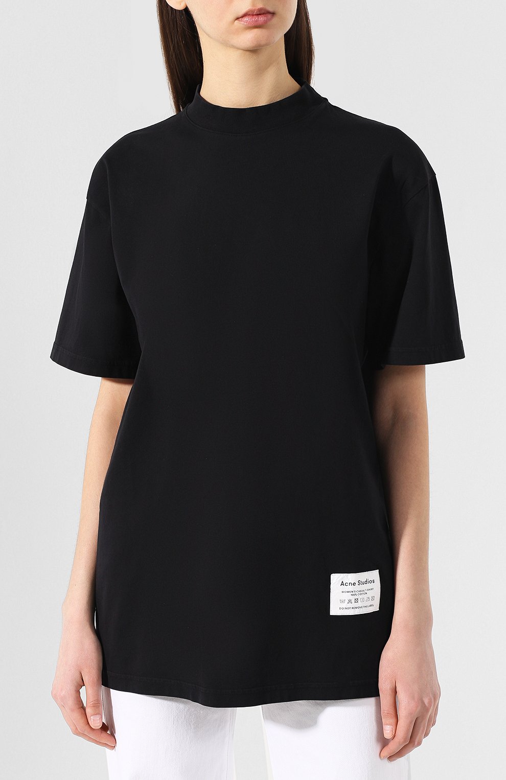 Хлопковая футболка ACNE STUDIOS, арт. AL0052, фото 3