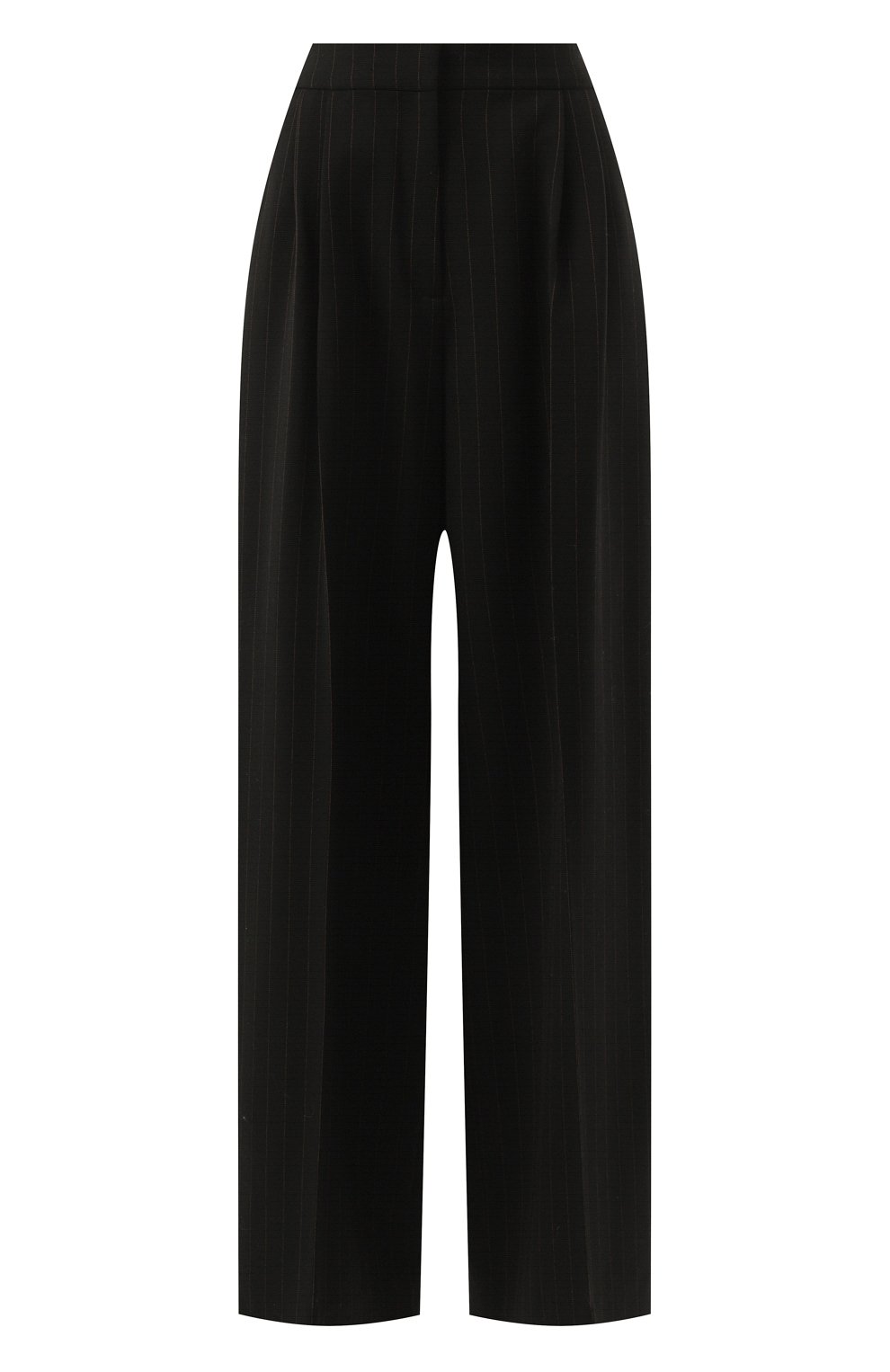 Шерстяные брюки AKHMADULLINA черного цвета по цене 59900 руб., арт. 1224.3B006/W977, фото 1 Шерстяные брюки AKHMADULLINA, арт. 1224.3B006/W977, фото 1