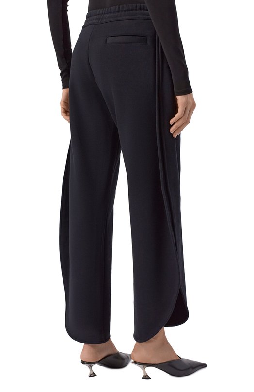 Хлопковые брюки Alaia AA9P1299J094C Чёрный  AA9P1299J094C Фото 4