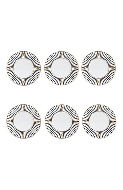 Набор delphos anthracite из шести тарелок BERNARDAUD, арт. 1775/22965, фото 1