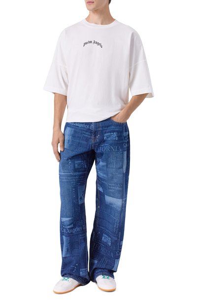 Кожаные кеды pa 5 PALM ANGELS, арт. PMIA105F25LEA001, фото 2