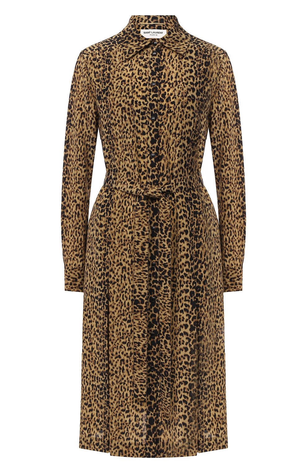 Шелковое платье SAINT LAURENT, арт. 627153/Y5B48, фото 1