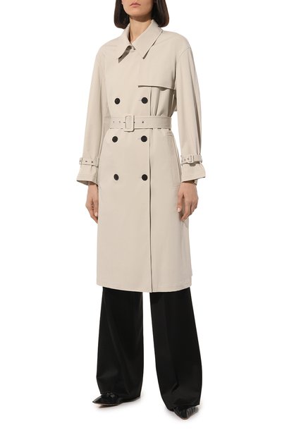 Тренч THEORY кремового цвета по цене 91950 руб., арт. N0104406, фото 3 Тренч THEORY, арт. N0104406, фото 3
