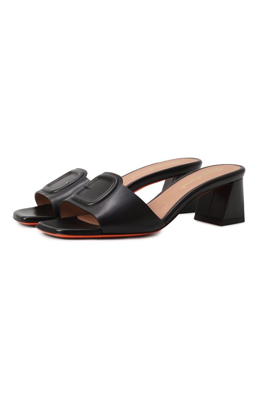фото Кожаные мюли santoni