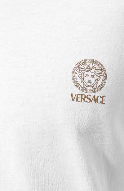 Хлопковый лонгслив VERSACE, арт. AUU01007/1A10011, фото 5