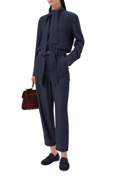 Джинсы-карго GIORGIO ARMANI синего цвета по цене 215000 руб., арт. GW003903/TE23092, фото 2 Джинсы-карго GIORGIO ARMANI, арт. GW003903/TE23092, фото 2